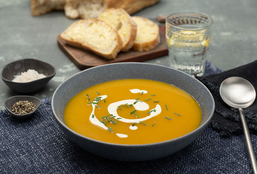 Pumpkin,-Sour-Cream-&-Chive-Soup